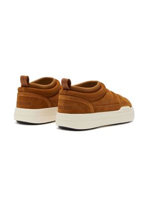 Park Soft Brown Suede Sneaker MOON BOOT | 80D2470020.M008